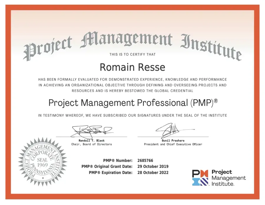 Project Management Professional (PMP)