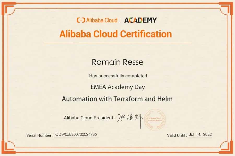 EMEA Academy Day — Automation with Terraform and Helm