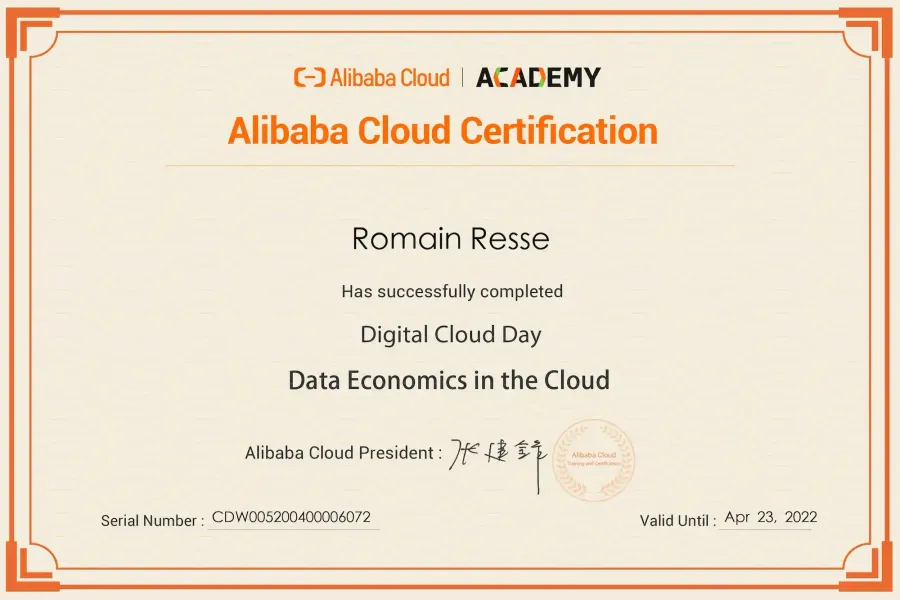 Digital Cloud Day — Data Economics in the Cloud