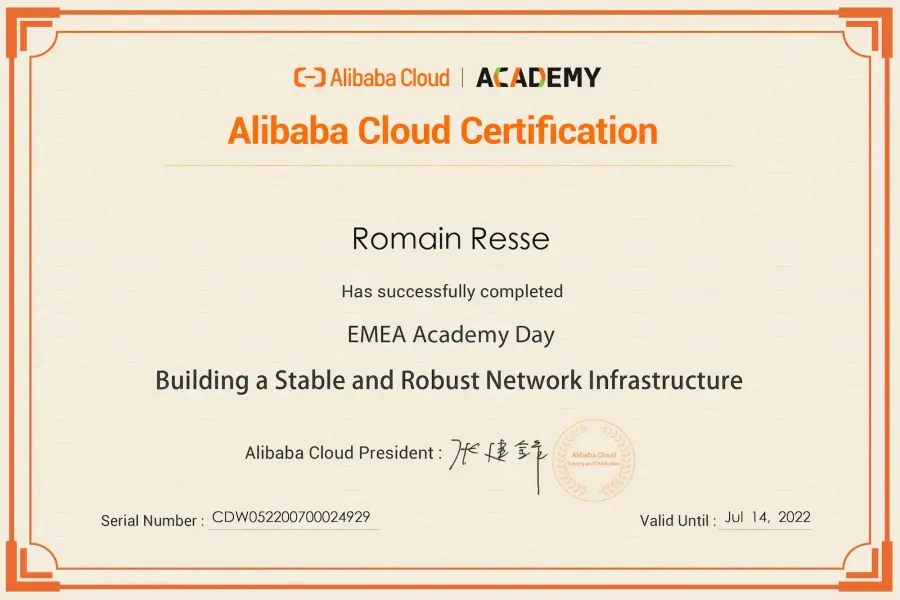 EMEA Academy Day — Building a Stable and Robust Network Infrastructure