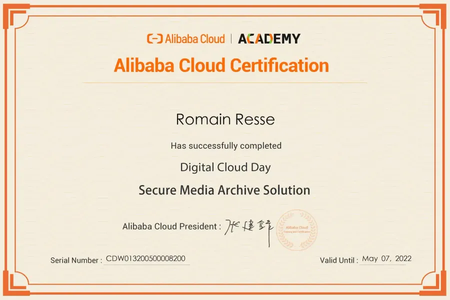 Digital Cloud Day — Secure Media Archive Solution